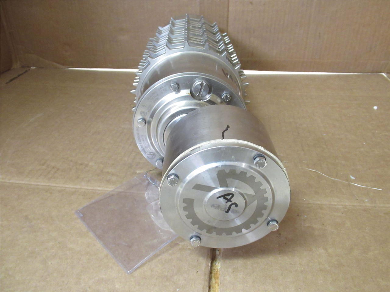 Van Der Graaf TM147A30-410NB; Drum Motor  58ft/min 5"OD x 14"W