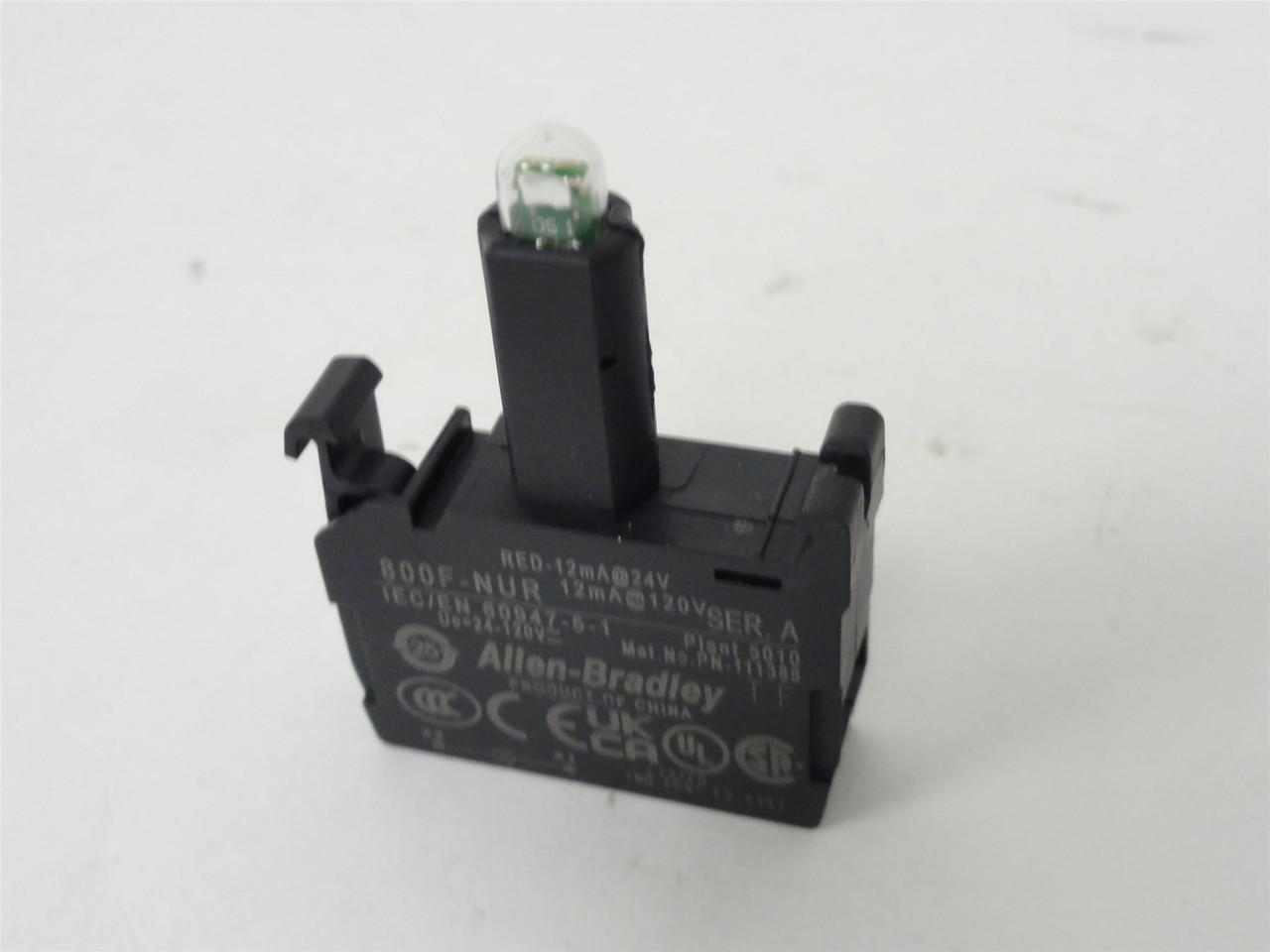 Allen-Bradley 800F-NUR; LED Module; 24-120V; 12mA