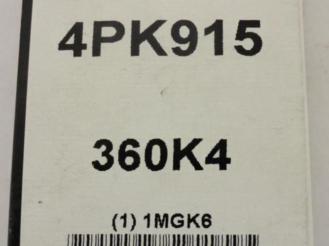 Bando 360K4; Serpentine Belt; 4PK915