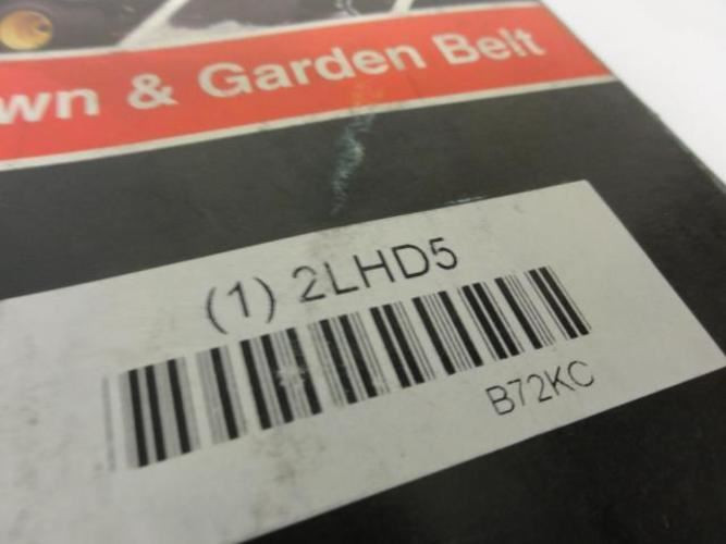 Bando 2LHD5; Agricultural V-Belt; 75" Long; B72KC