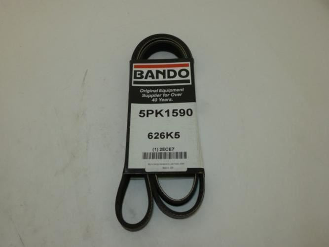 Bando 626K5; Serpentine Belt; 5PK1590