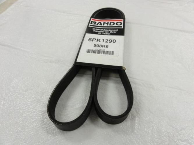 Bando 6PK1290; Serpentine Belt 508K6; 6-ribs 50.8"L; 1MGX8