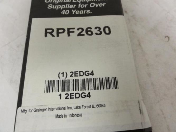 Bando RPF2630; Auto V-Belt; 2EDG4