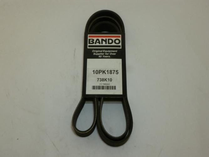 Bando 738K10; Serpentine Belt; 10PK1875