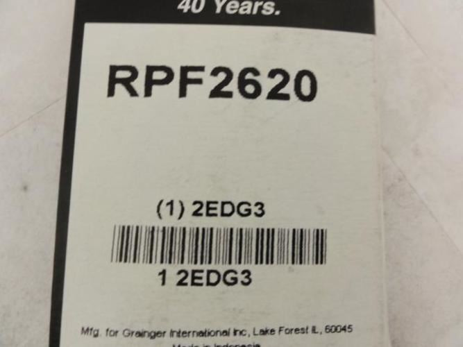 Bando 2EDG3; Auto V-Belt; Industry Number RPF2620