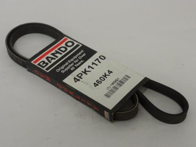 Bando 4PK1170; Serpentine Belt 460K4; 4-ribs 46.0"L; 1MGG1