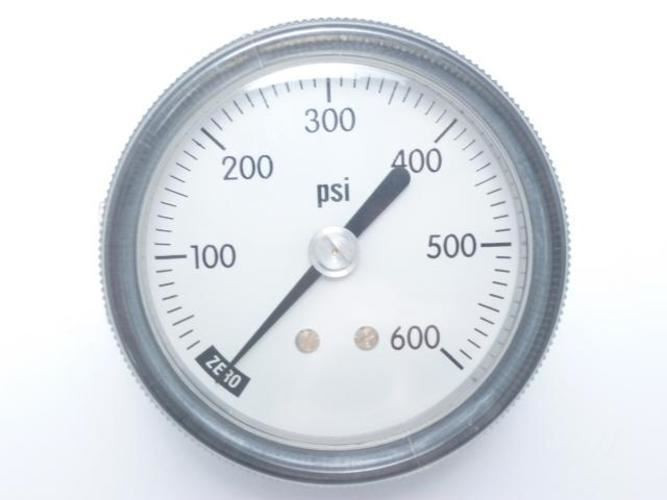 MFG- 172139A; Panel Mount Gauge; 2-1/2" OD; 0-600 PSI 1/8" NPT