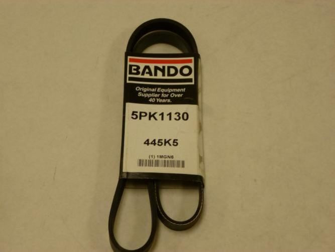 Bando 445K5; Serpentine Belt 5PK1130