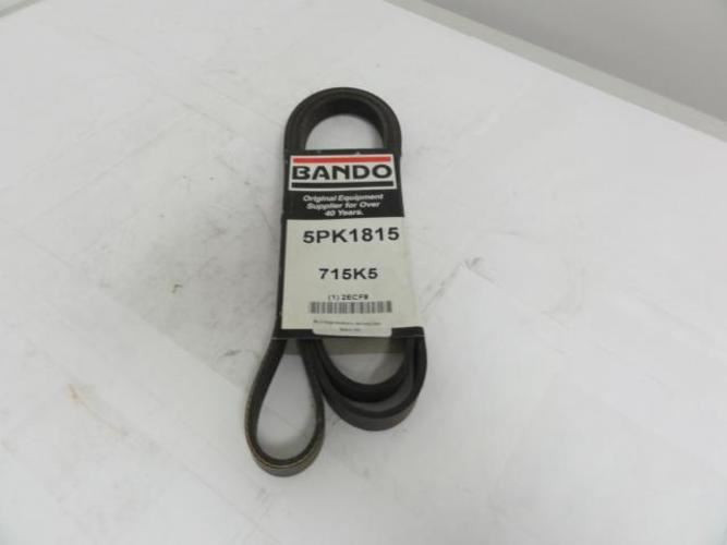 Bando 5PK1815; Serpentine Belt 715K5; 5-ribs 71.5"L; 2ECF8