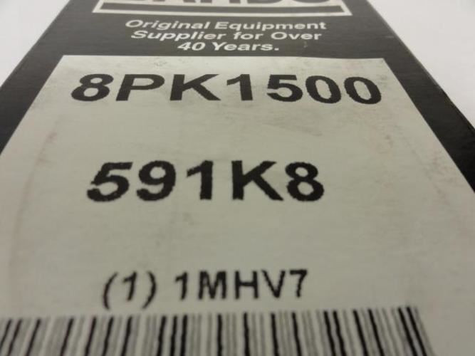 Bando 1MHV7; Serpentine Belt; 59.1" Long; Number 591K8