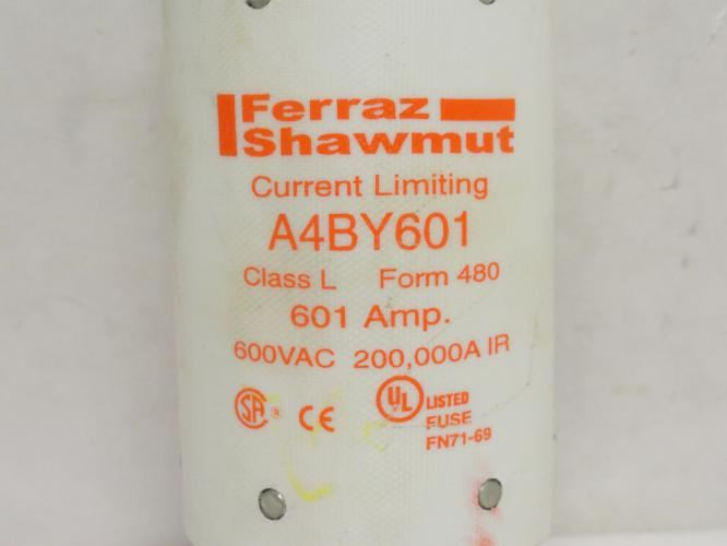 Ferraz A4BY601; Current Limiting Blade Fuse 601A; 600VAC