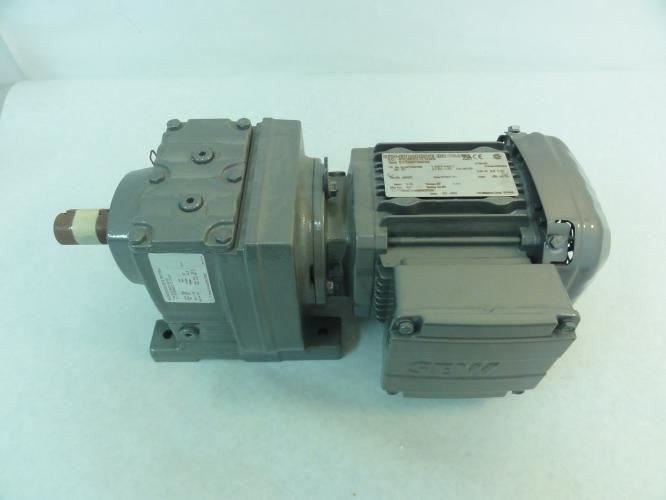 SEW R37DRS71S4/TH; Motor Gearbox; 0.5HP; 5.06:1 Ratio