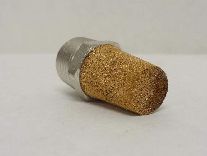 Speedaire 6F600; Pneumatic Muffler; 3/4 MNPT; Bronze Element