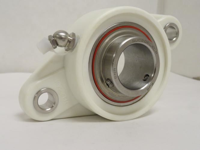 SNR SUCTFL.206.L4A01; Flange Bearing; 30mm ID; 2-Bolt