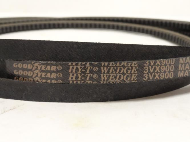Goodyear 3VX900; V-Belt 90" Long Width: 3/8"; Height: 21/64"