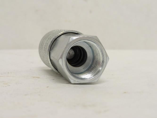 MFG- 30E683; Industrial Quick Coupler Body; Steel; Size: 1/2"