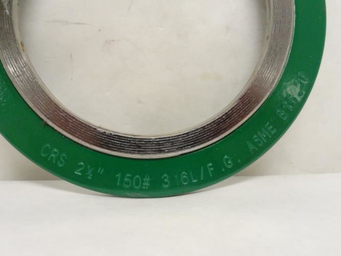 FNW 7GSW6A0250; Spiral Wound Gasket; 2-1/2" 150# ; 316L SS