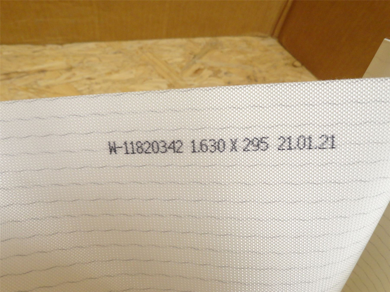 Wipotec 11820342; Conveyor Belt; 300mm Width x 800mm Long