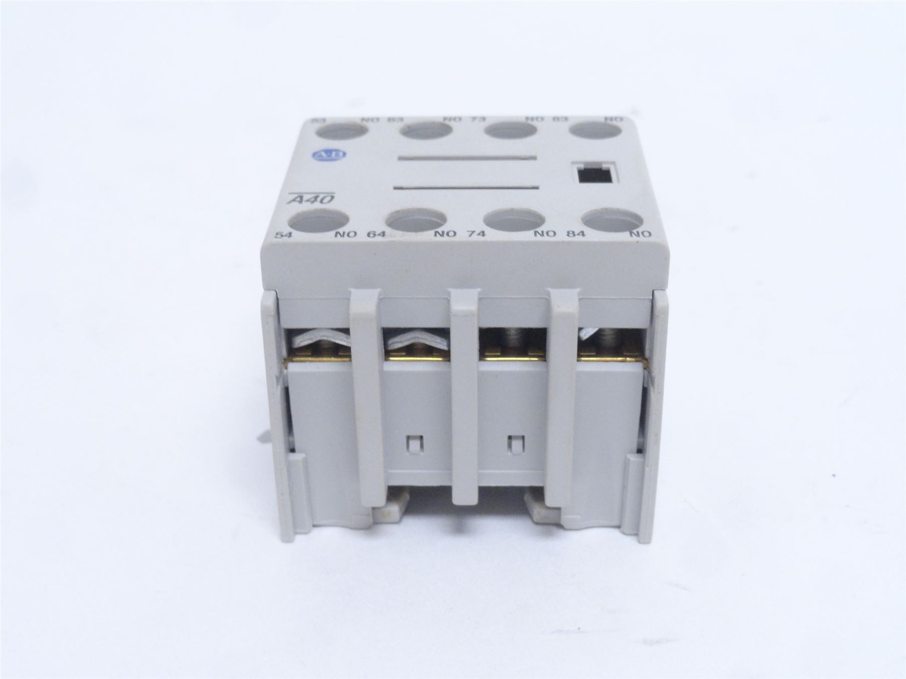 Allen-Bradley 100-FA40; Aux-Contact Block; 4-NO; 10A; 600VAC