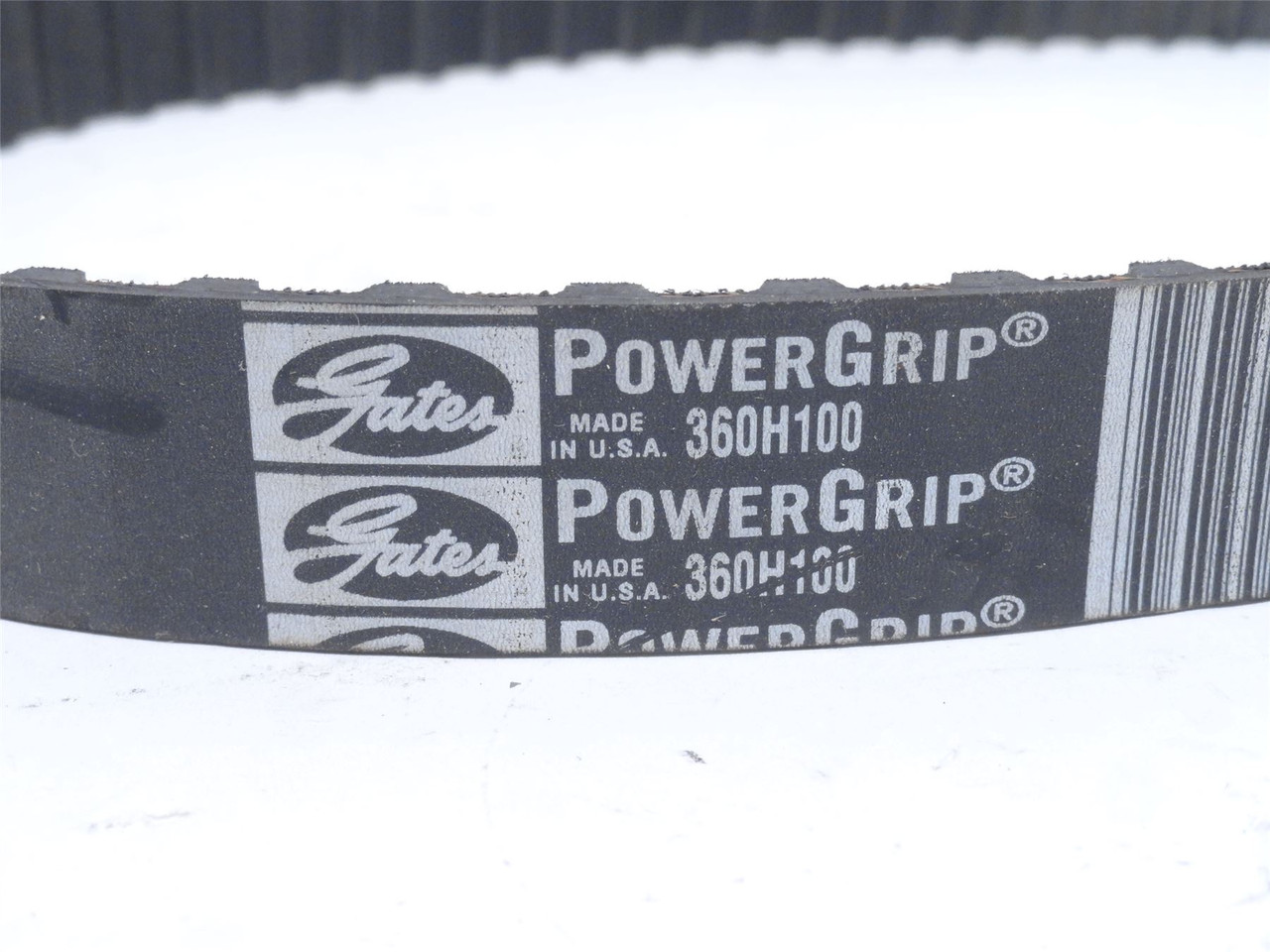 Gates 360H100; Timing Gear Belt; 36" Long x 1" Wide