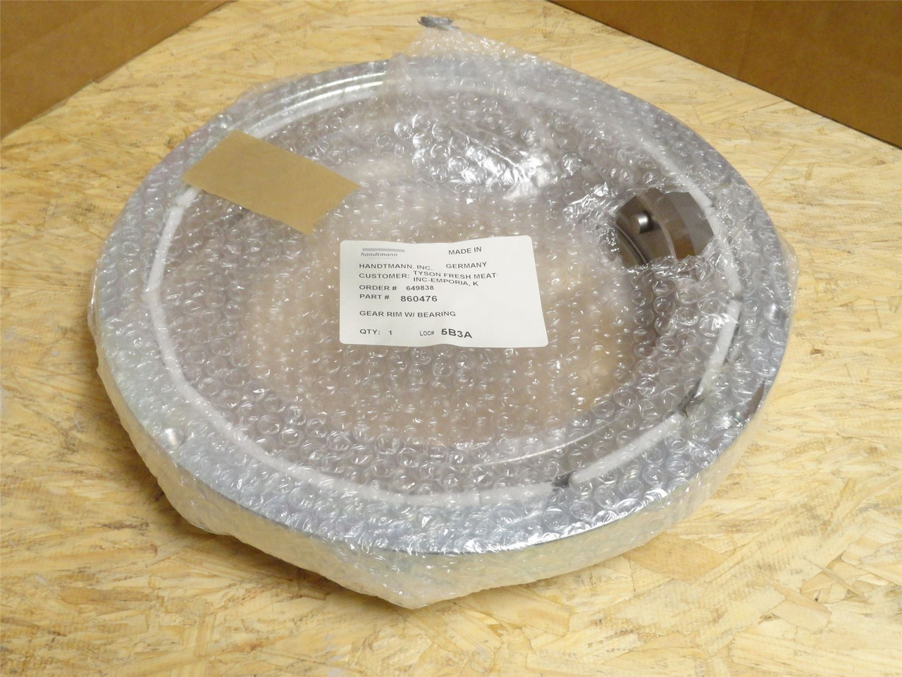 Handtmann 860476; Complete Rim Bearing W/Gear