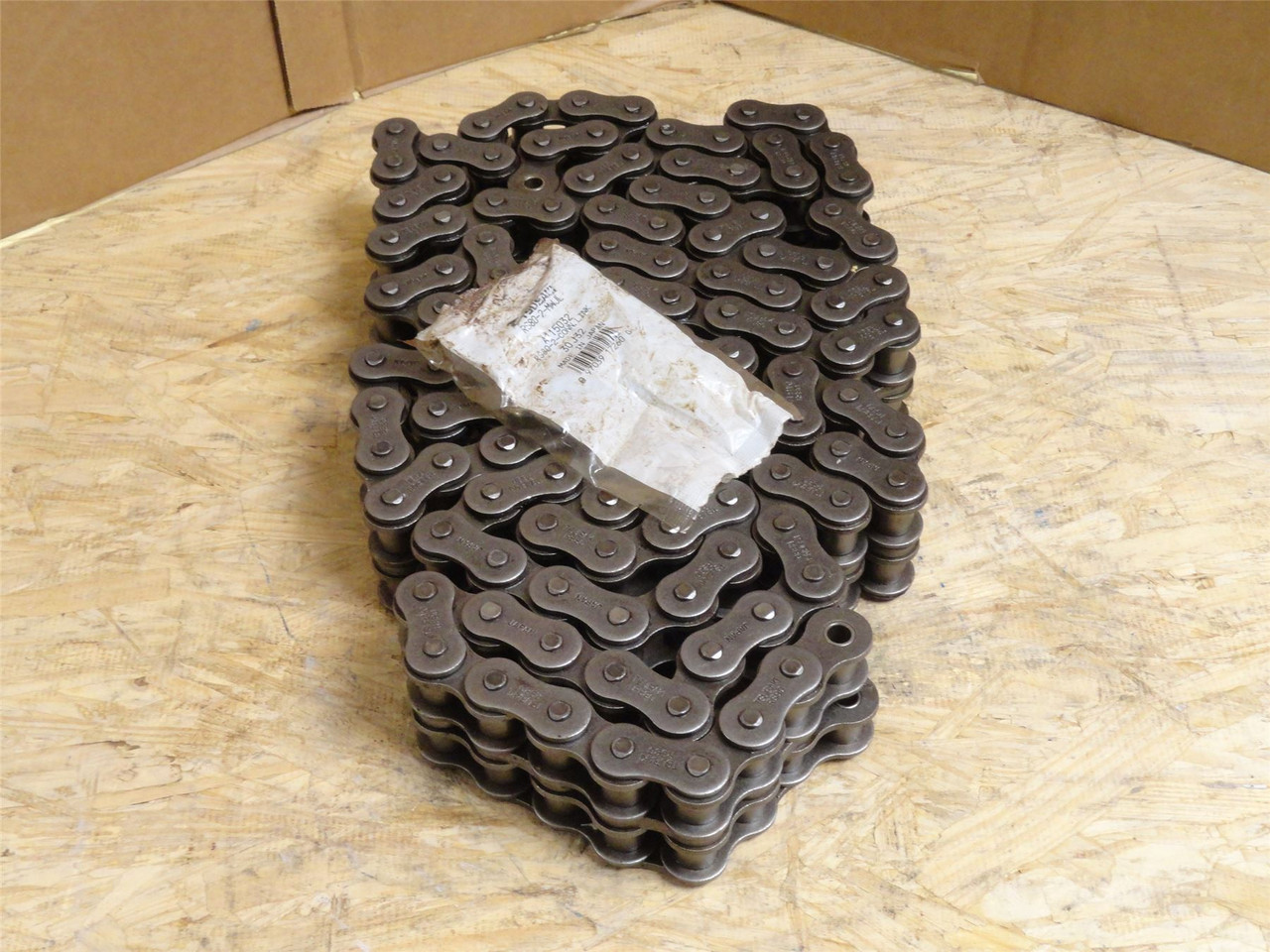 Tsubaki RS80-2-RP-U; Double Strand Roller Chain #80; 10' Long