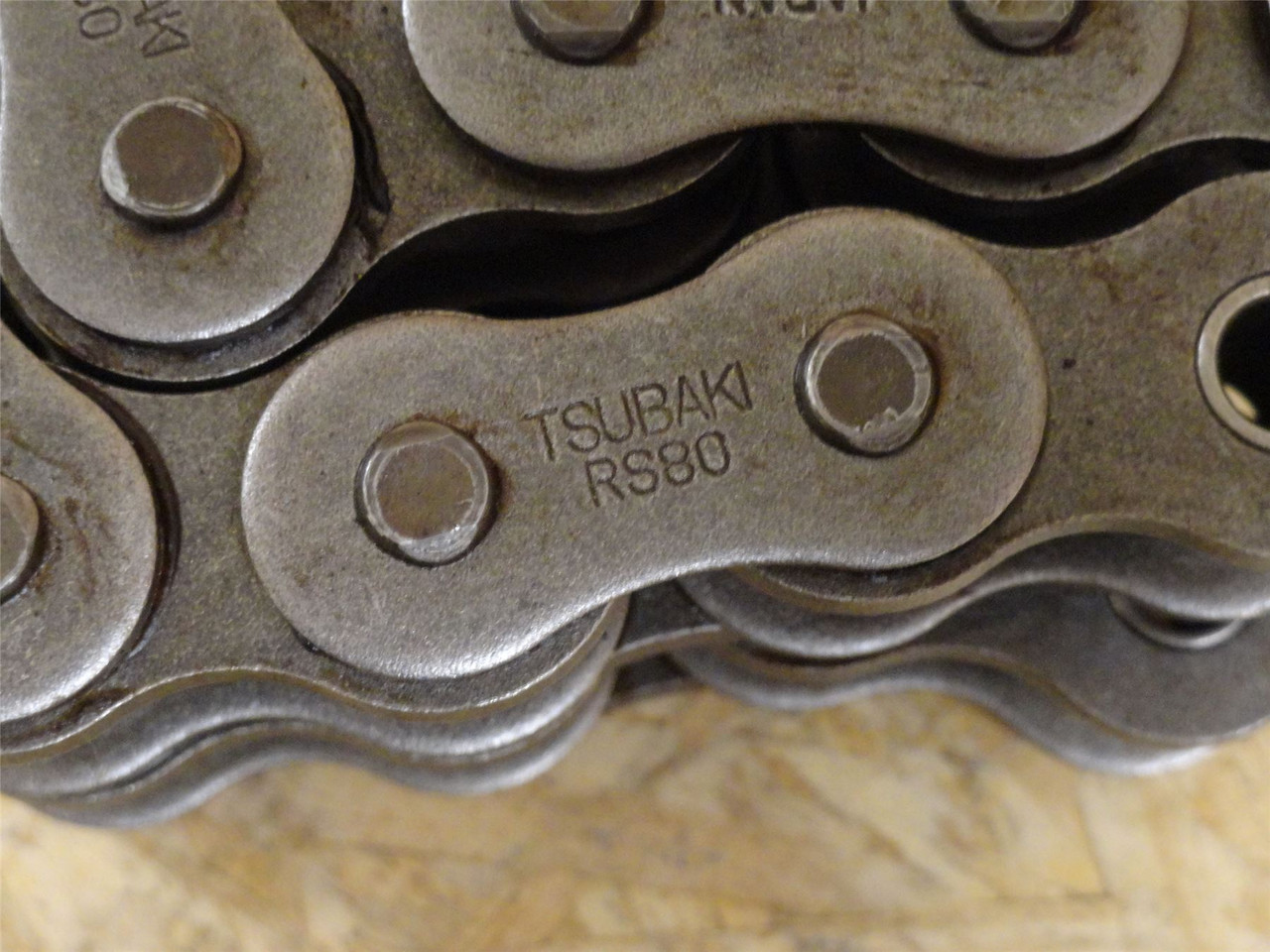 Tsubaki RS80-2-RP-U; Double Strand Roller Chain #80; 10' Long