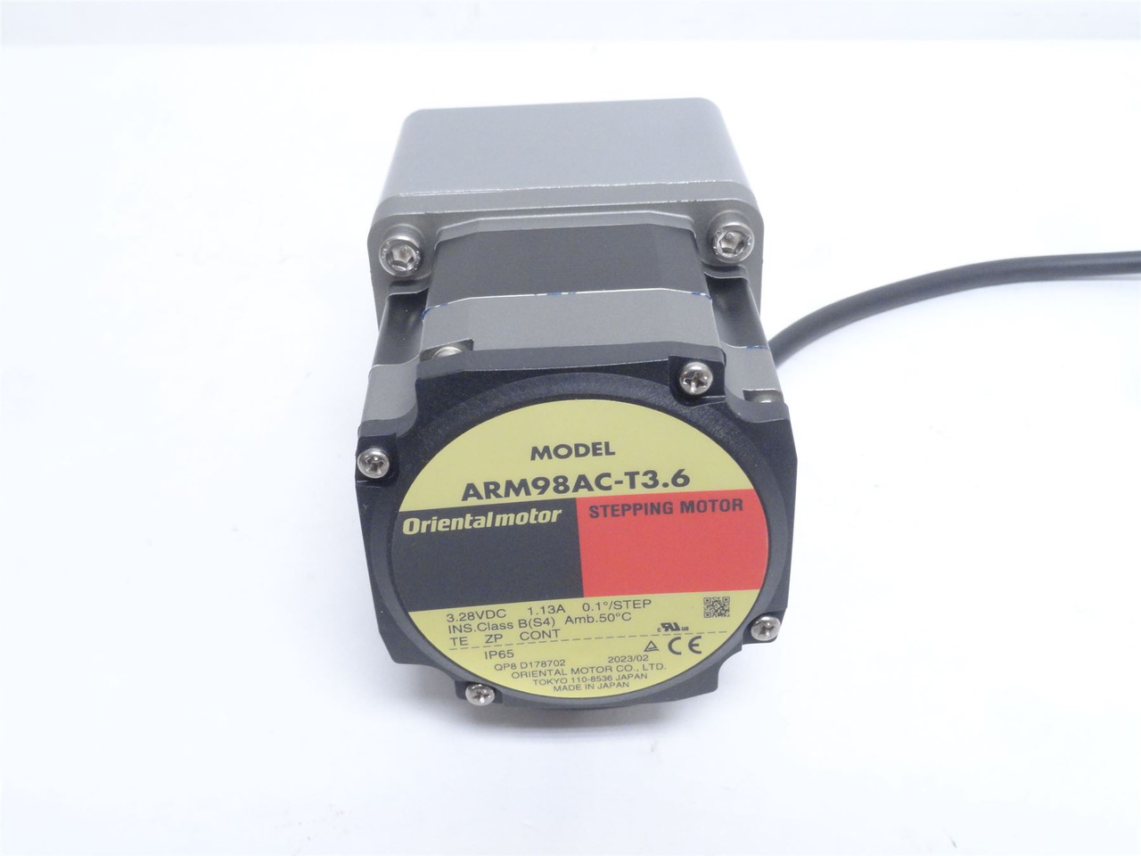 Oriental ARM98AC-T3.6; Stepping Motor W/Gearbox; 3.28VDC