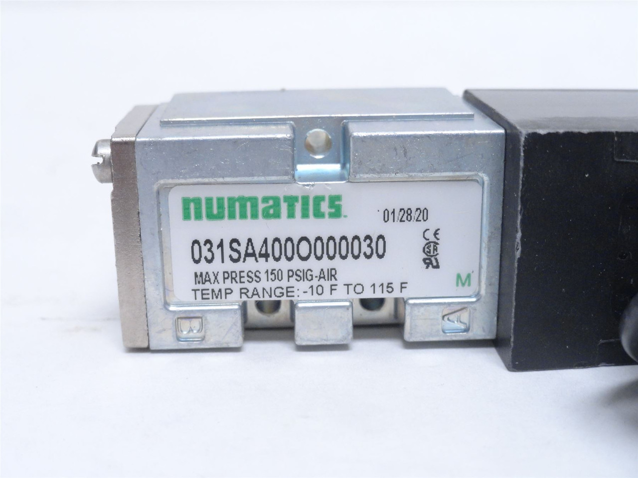 Numatics 031SA400O000030; Solenoid Air Valve; 150PSI; 110/120V