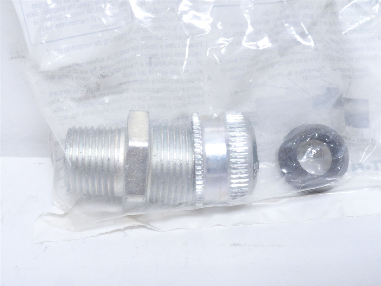 Crouse-Hinds CGB194; Liquid-Tight Conduit Connector Size: 1/2"