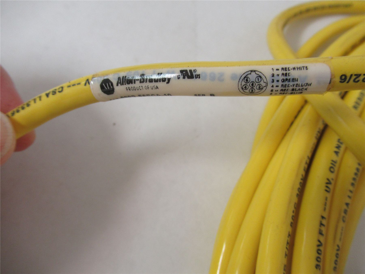 Allen-Bradley 889R-F6ECA-10; AC Micro Cable Female 10m 6 Pins