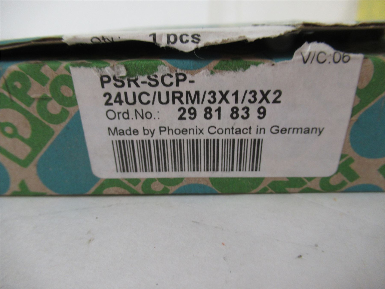 Phoenix Contact PSRR-SCP-24UC/URM/3X1/3X2;  Safety Relay