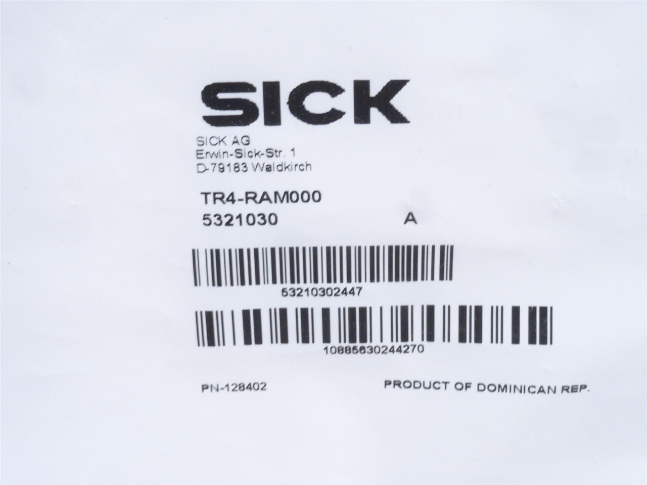 SICK TR4-RAM000; Replacement Actuator 5321030