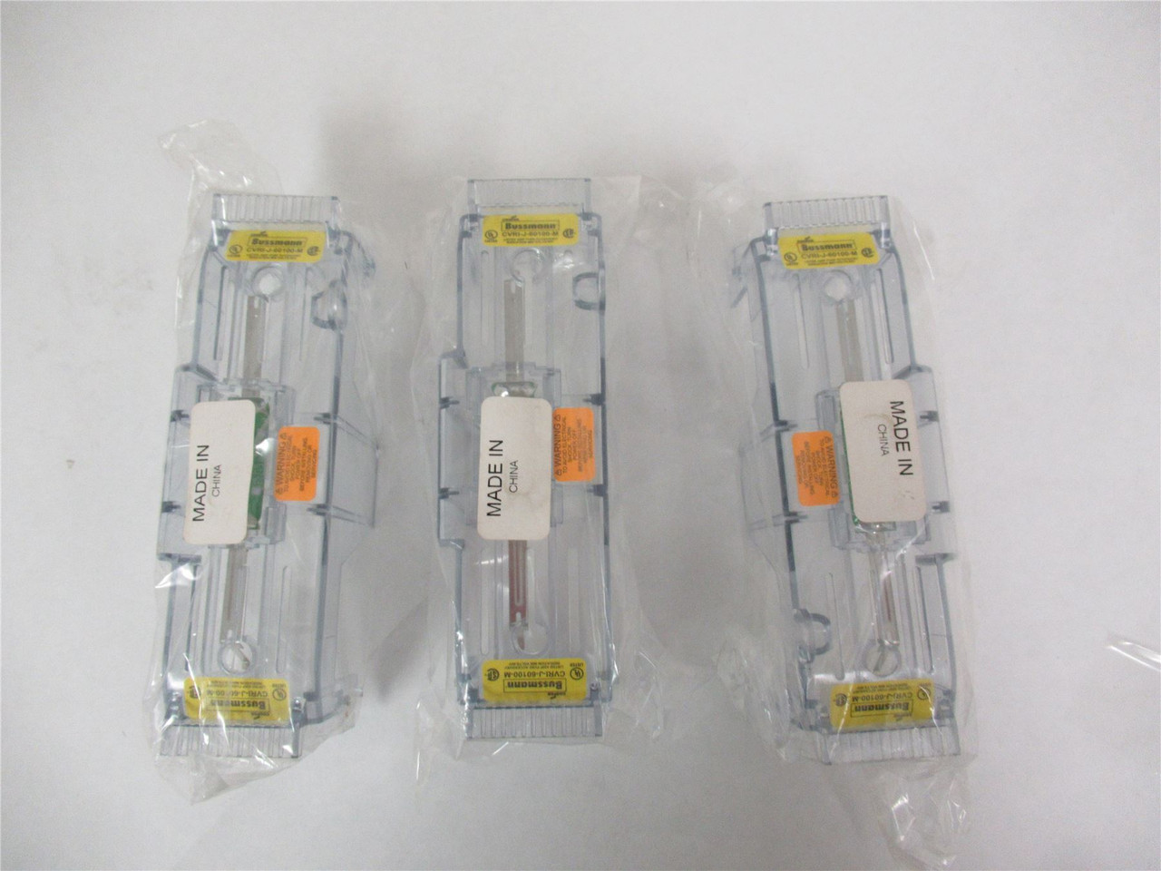 Bussmann CVRI-J-60100-M; Lot-3 Fuse Cover 600V 100A Class J