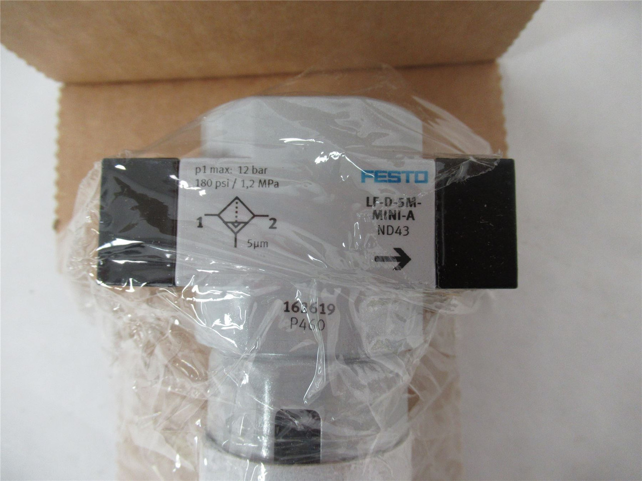 Festo LF-1/4-D-5M-MINI-A; Filter G1/4  5 micron 162619