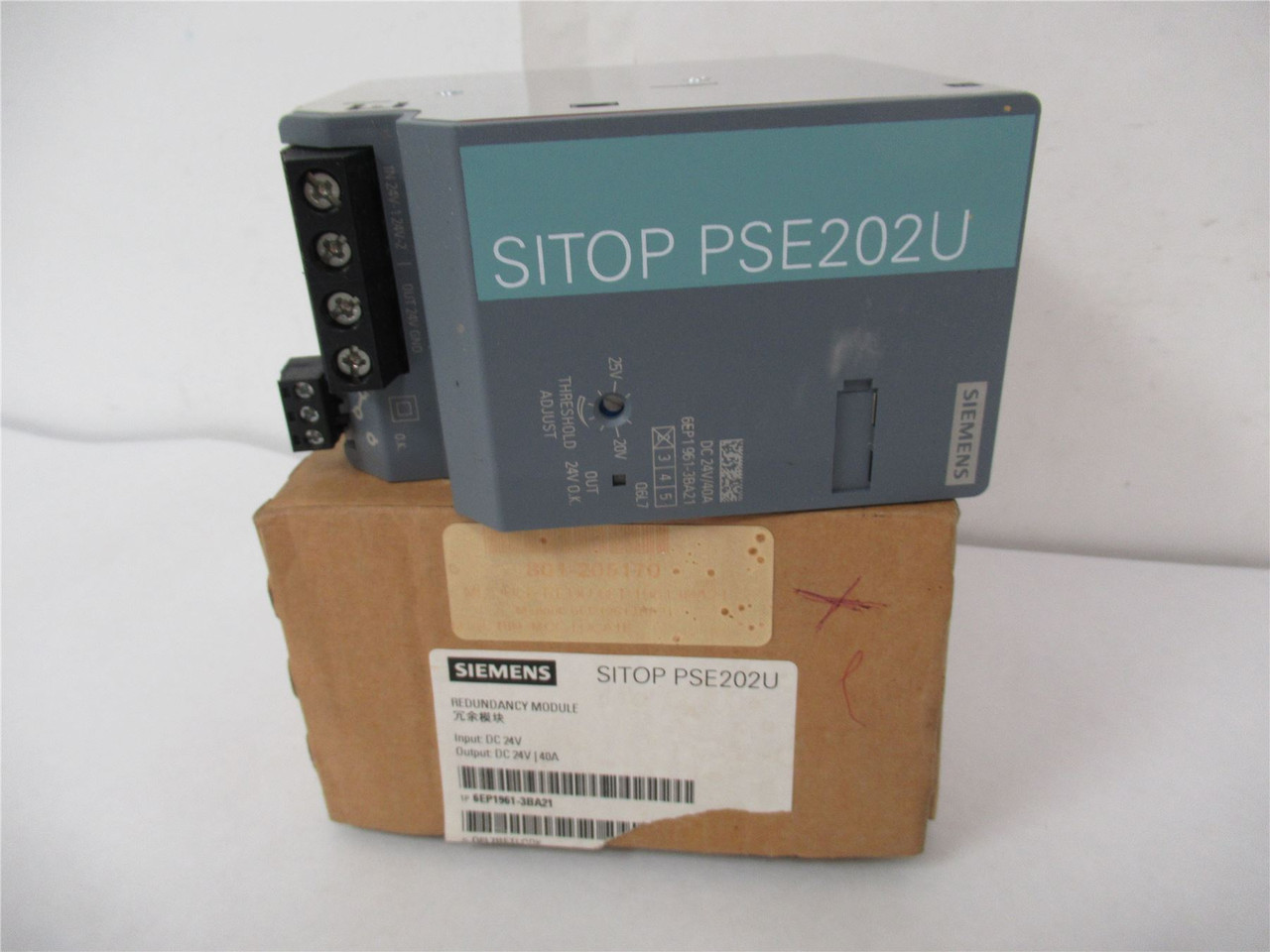 Siemens 6EP1961-3BA21; Redundency Module 24V DC; 40V DC; 20 A