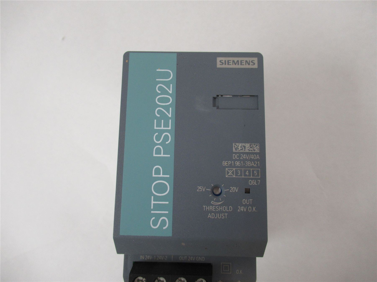 Siemens 6EP1961-3BA21; Redundency Module 24V DC; 40V DC; 20 A