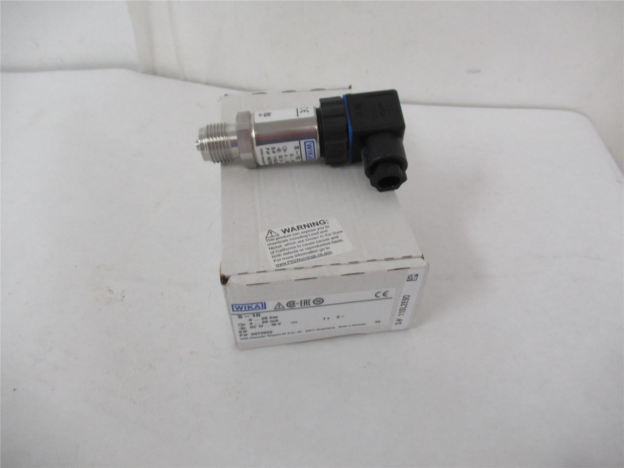 Wika 9073922; Pressure Transmitter S-10; 0-25Bar