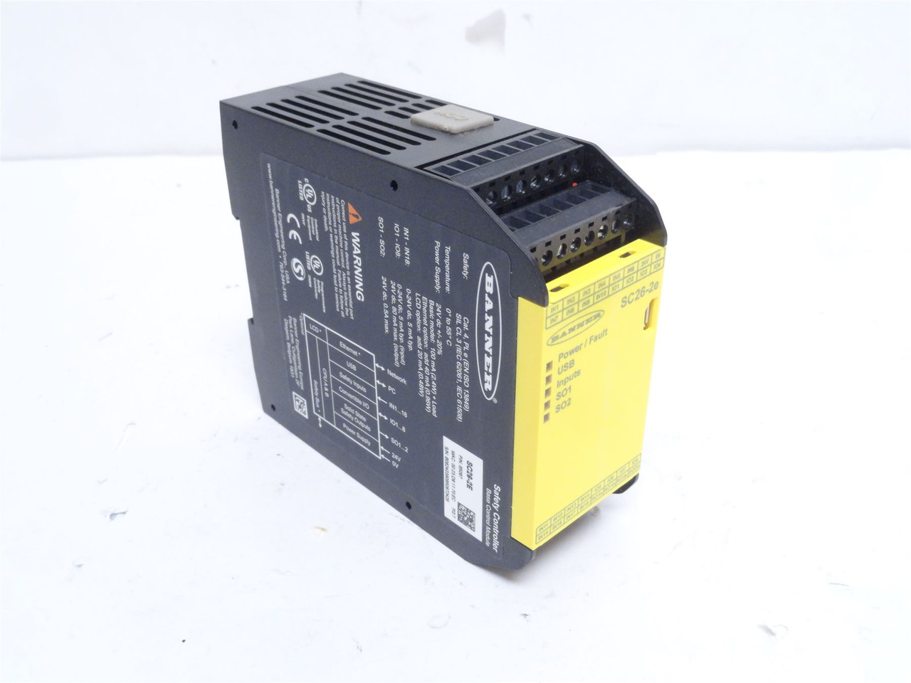 Banner SC26-2E; Machine Safety Controller 85067; 24VDC