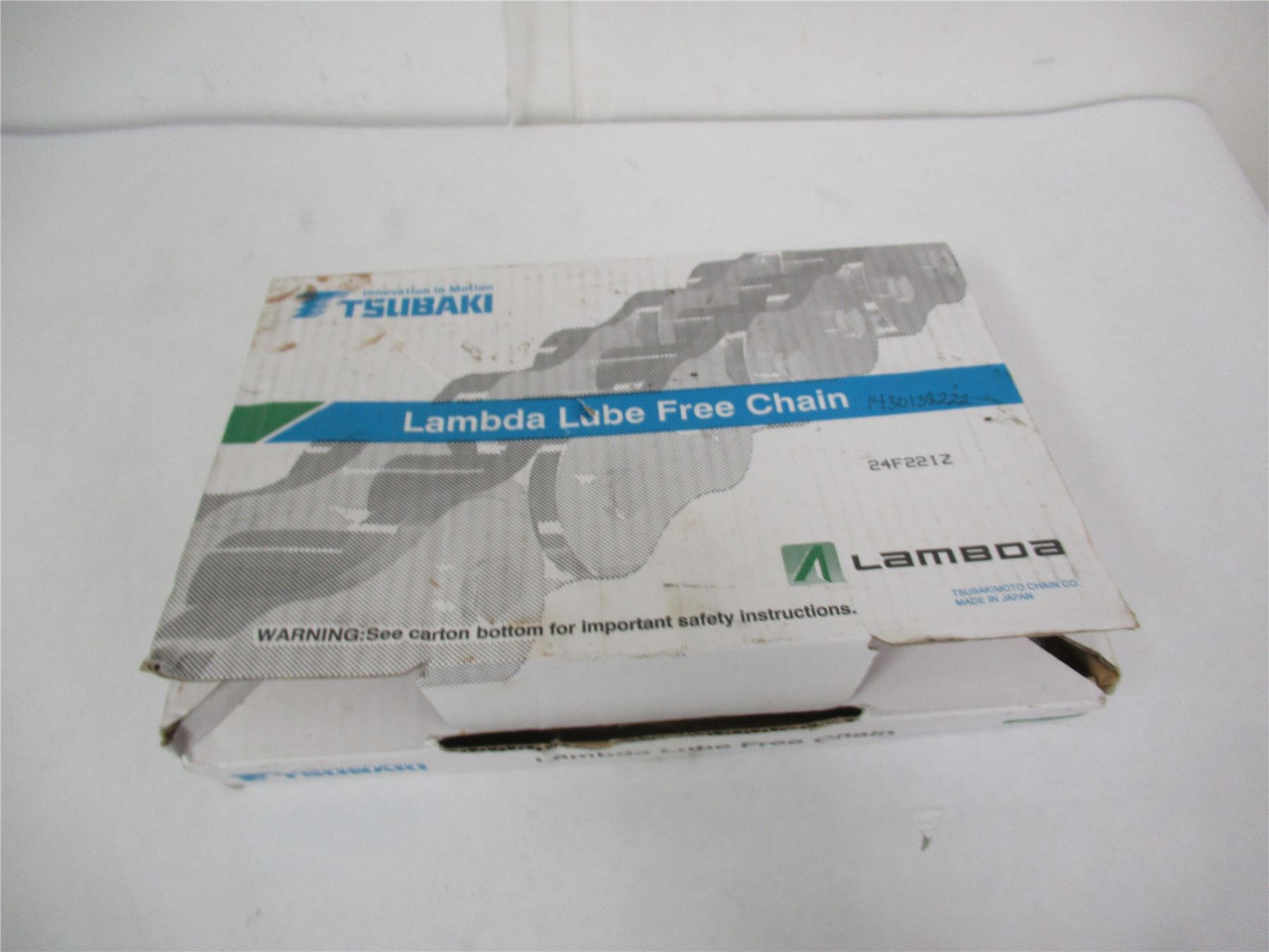 US Tsubaki RS12B-LM-1-RP-U; Roller Chain 12B 10ft Long