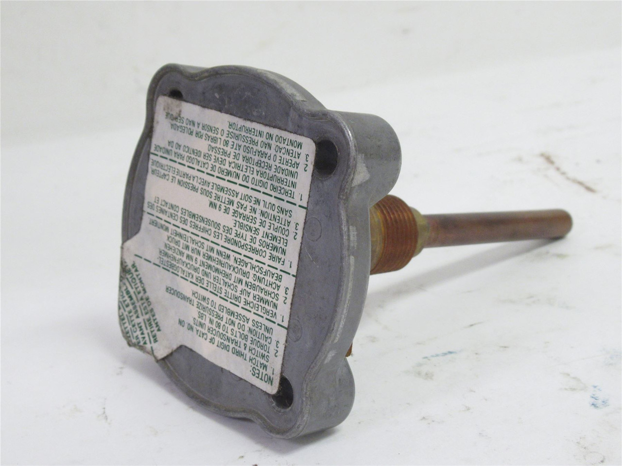 ASCO 0J10A1; Temperature Switch; 100-22ºF; 260ºF Max