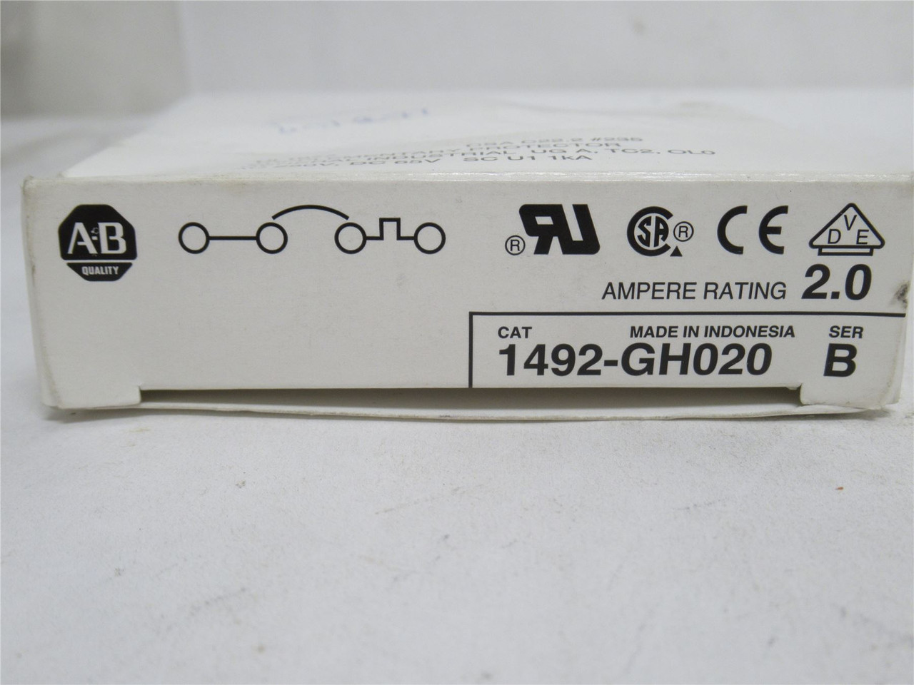 Allen-Bradley 1492-GH020; Circuit Breaker; 2A; 250VAC; 65VDC