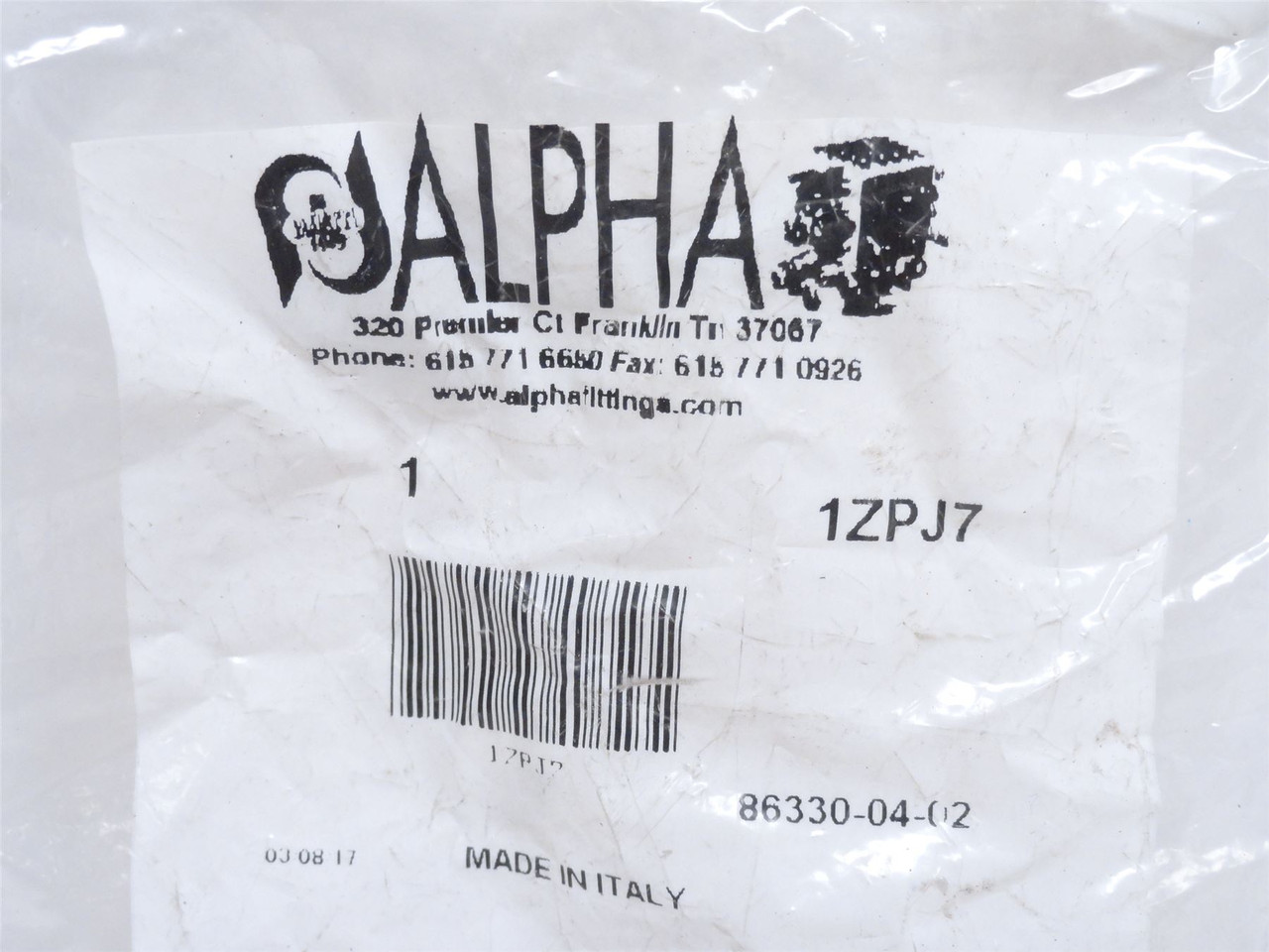 Aignep 86330-04-02; Two-Way Ball Air Valve; 1/8NPT x 1/4" PTC