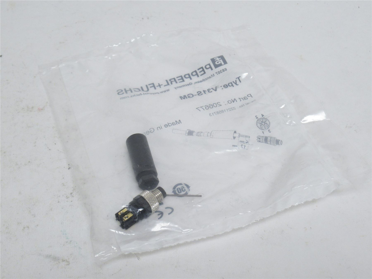 pepperl+fuchs V31S-GM; Field-Attachable Male Connector; 4-Pin