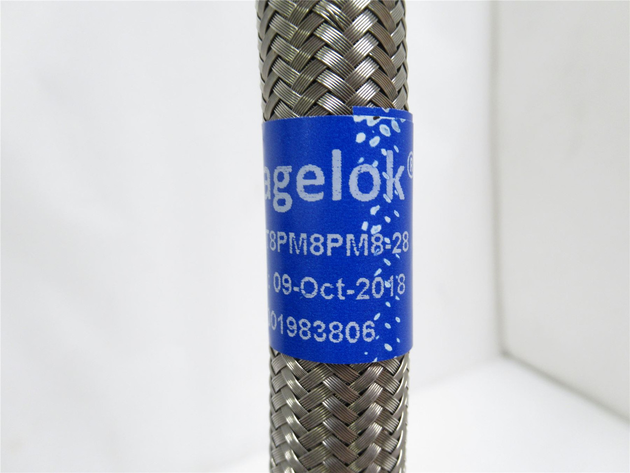 Swagelok SS-XT8PM8PM8-28; Braided SS Hose; 1/2NPT x 1/2NPT