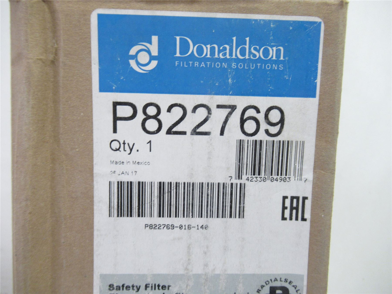 Donaldson P822769; Air Filter
