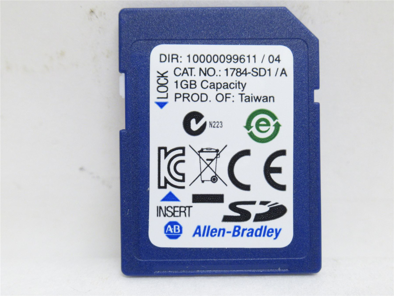 Allen-Bradley 1784-SD1/A; Memory Card; 1GB; ControlLogix 5570