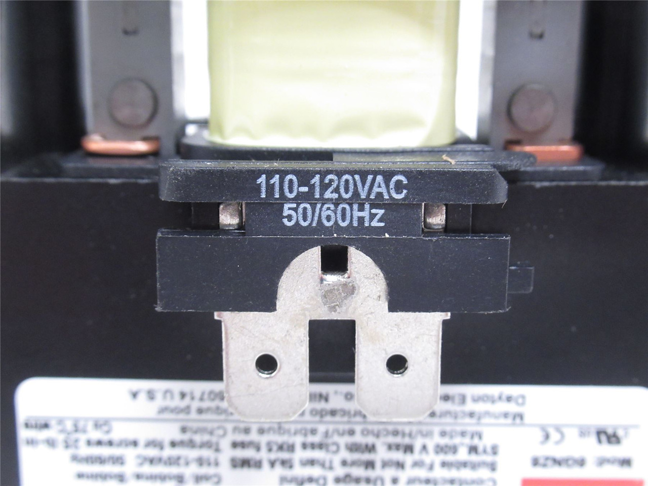 Dayton 6GNZ6; Contactor; 40A; 24VAC; 1+N Pole; Coil: 120VAC