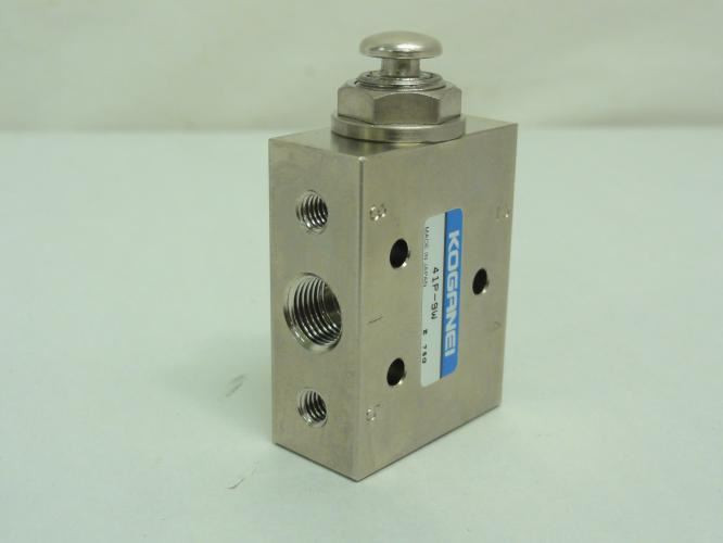 Koganei 41P-9W; Pneumatic Switch/Valve Body; SS; 1/8 NPT