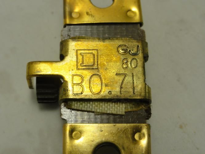 Square D B0.71; Overload Thermal Unit; 0.53-0.63A